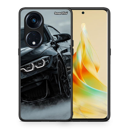 Θήκη Oppo A98 Black BMW από τη Smartfits με σχέδιο στο πίσω μέρος και μαύρο περίβλημα | Oppo A98 Black BMW Case with Colorful Back and Black Bezels