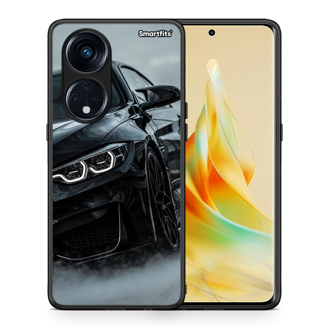 Θήκη Oppo A98 Black BMW από τη Smartfits με σχέδιο στο πίσω μέρος και μαύρο περίβλημα | Oppo A98 Black BMW Case with Colorful Back and Black Bezels