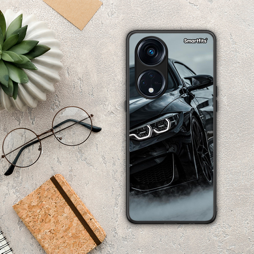 Θήκη Oppo A98 Black BMW από τη Smartfits με σχέδιο στο πίσω μέρος και μαύρο περίβλημα | Oppo A98 Black BMW Case with Colorful Back and Black Bezels