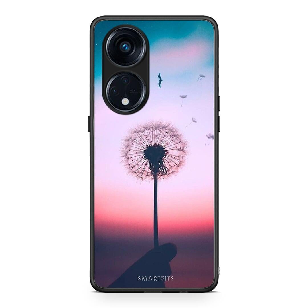 Θήκη Oppo A98 Boho Wish από τη Smartfits με σχέδιο στο πίσω μέρος και μαύρο περίβλημα | Oppo A98 Boho Wish Case with Colorful Back and Black Bezels