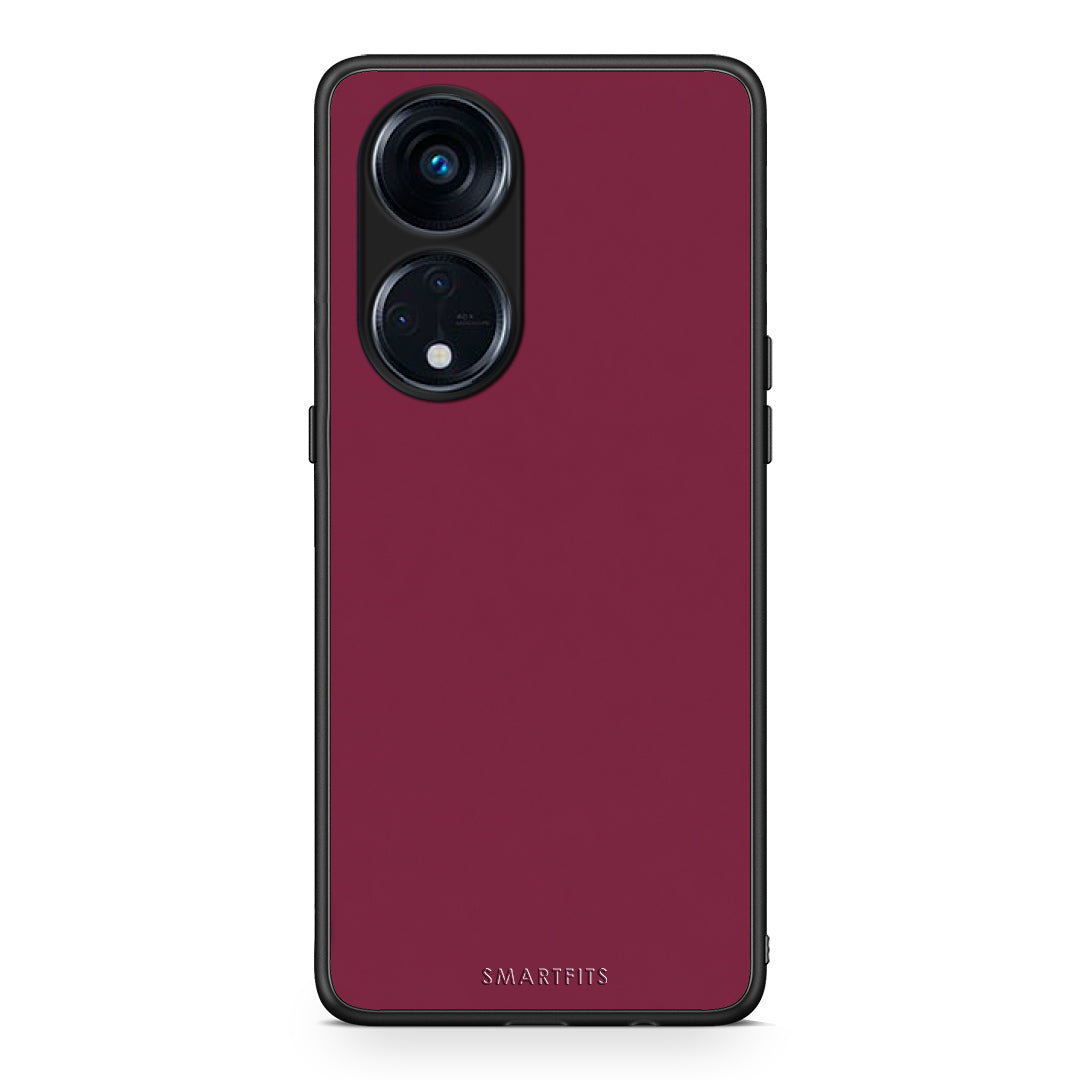 Θήκη Oppo Reno8T 5G / A1 Pro Burgundy από τη Smartfits με σχέδιο στο πίσω μέρος και μαύρο περίβλημα | Oppo Reno8T 5G / A1 Pro Burgundy case with colorful back and black bezels