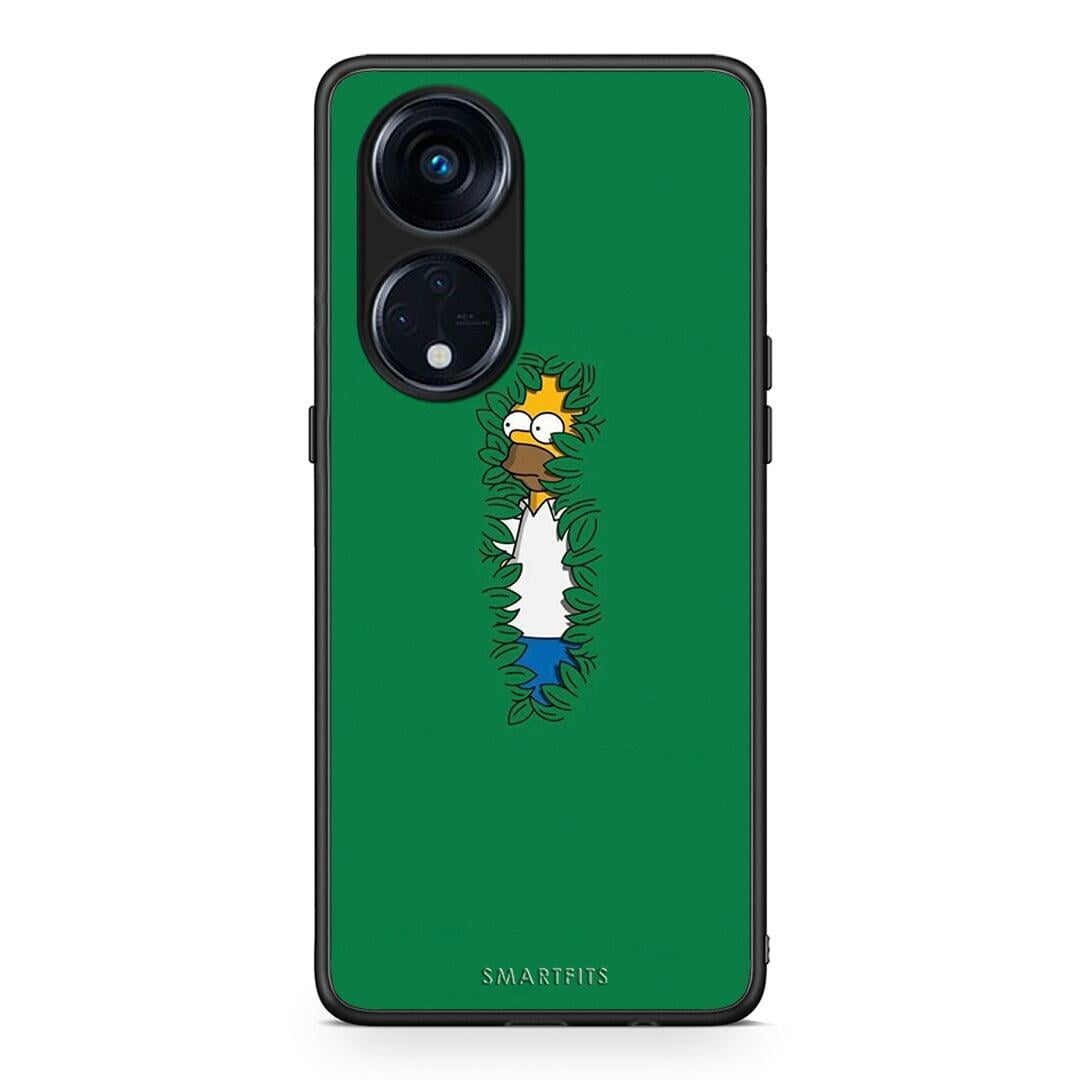 Θήκη Oppo A98 Bush Man από τη Smartfits με σχέδιο στο πίσω μέρος και μαύρο περίβλημα | Oppo A98 Bush Man Case with Colorful Back and Black Bezels