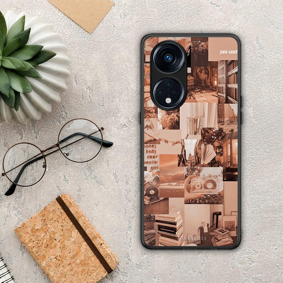 Θήκη Oppo A98 Collage You Can από τη Smartfits με σχέδιο στο πίσω μέρος και μαύρο περίβλημα | Oppo A98 Collage You Can Case with Colorful Back and Black Bezels