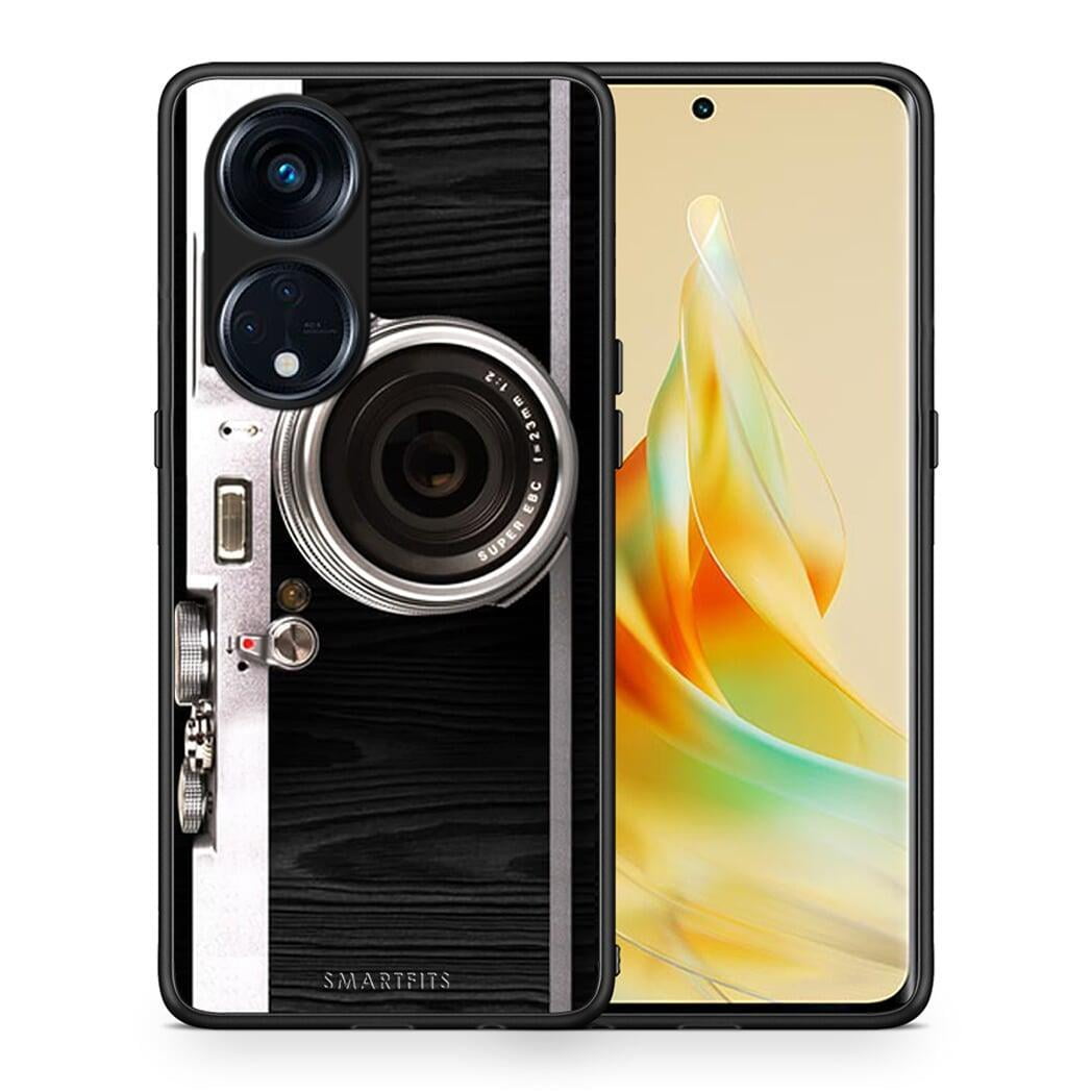 Θήκη Oppo A98 Emily In Paris από τη Smartfits με σχέδιο στο πίσω μέρος και μαύρο περίβλημα | Oppo A98 Emily In Paris Case with Colorful Back and Black Bezels