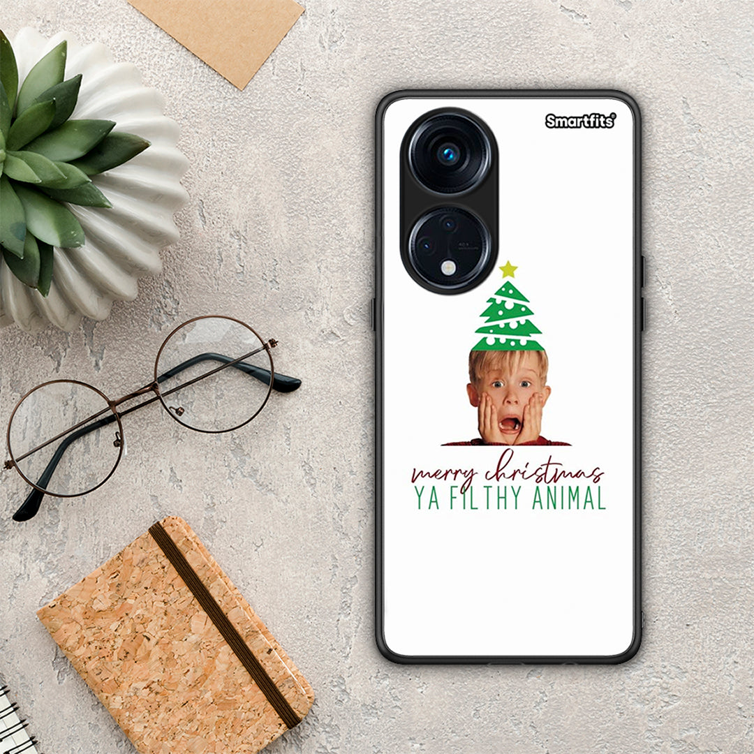 Θήκη Oppo A98 Filthy Animal από τη Smartfits με σχέδιο στο πίσω μέρος και μαύρο περίβλημα | Oppo A98 Filthy Animal Case with Colorful Back and Black Bezels