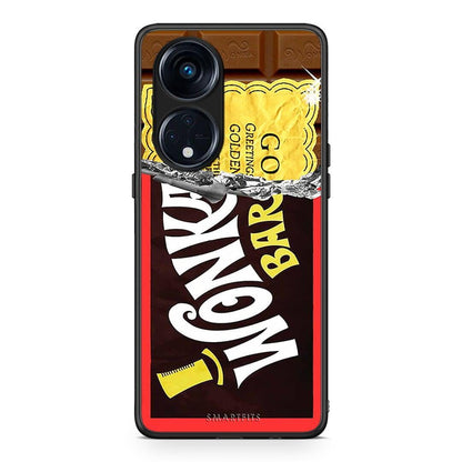 Θήκη Oppo A98 Golden Ticket από τη Smartfits με σχέδιο στο πίσω μέρος και μαύρο περίβλημα | Oppo A98 Golden Ticket Case with Colorful Back and Black Bezels