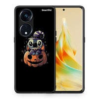 Thumbnail for Θήκη Oppo A98 Halloween Stitch από τη Smartfits με σχέδιο στο πίσω μέρος και μαύρο περίβλημα | Oppo A98 Halloween Stitch Case with Colorful Back and Black Bezels