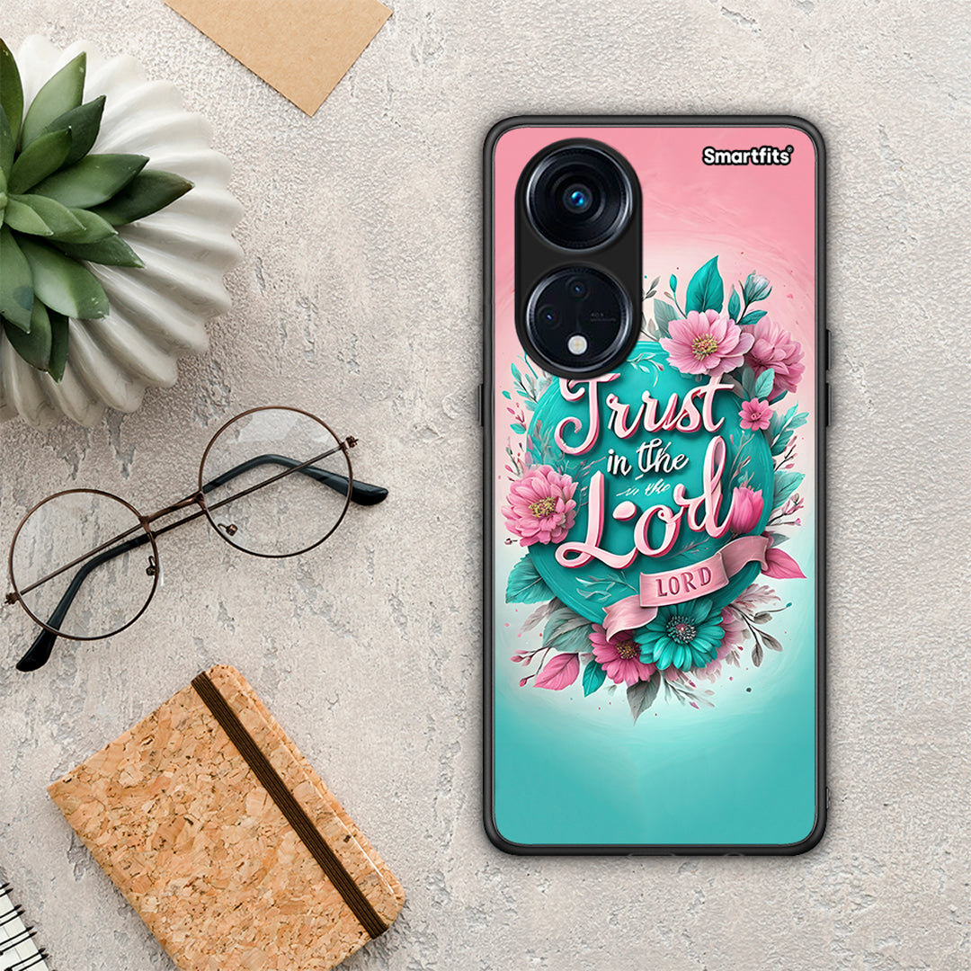 Θήκη Oppo Reno8T 5G / A1 Pro Lord Trust από τη Smartfits με σχέδιο στο πίσω μέρος και μαύρο περίβλημα | Oppo Reno8T 5G / A1 Pro Lord Trust Case with Colorful Back and Black Bezels