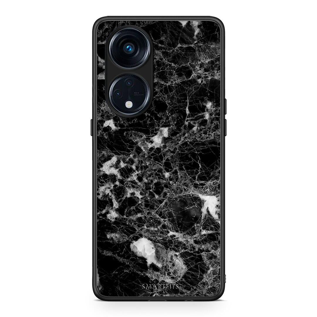 Θήκη Oppo A98 Marble Male από τη Smartfits με σχέδιο στο πίσω μέρος και μαύρο περίβλημα | Oppo A98 Marble Male Case with Colorful Back and Black Bezels