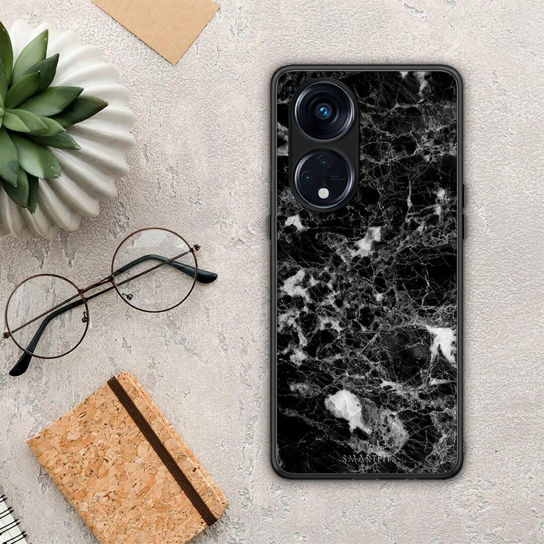 Θήκη Oppo A98 Marble Male από τη Smartfits με σχέδιο στο πίσω μέρος και μαύρο περίβλημα | Oppo A98 Marble Male Case with Colorful Back and Black Bezels