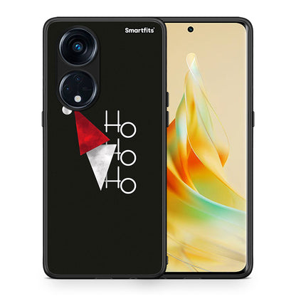 Θήκη Oppo Reno8T 5G / A1 Pro Minimal Christmas από τη Smartfits με σχέδιο στο πίσω μέρος και μαύρο περίβλημα | Oppo Reno8T 5G / A1 Pro Minimal Christmas Case with Colorful Back and Black Bezels