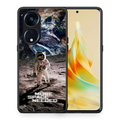 Θήκη Oppo A98 More Space από τη Smartfits με σχέδιο στο πίσω μέρος και μαύρο περίβλημα | Oppo A98 More Space Case with Colorful Back and Black Bezels