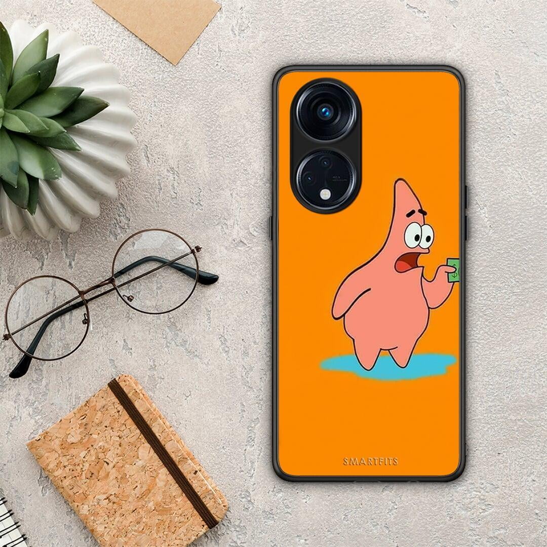Θήκη Oppo A98 No Money 1 από τη Smartfits με σχέδιο στο πίσω μέρος και μαύρο περίβλημα | Oppo A98 No Money 1 Case with Colorful Back and Black Bezels