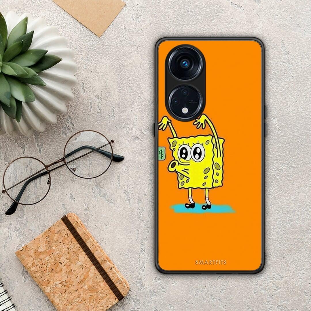Θήκη Oppo A98 No Money 2 από τη Smartfits με σχέδιο στο πίσω μέρος και μαύρο περίβλημα | Oppo A98 No Money 2 Case with Colorful Back and Black Bezels