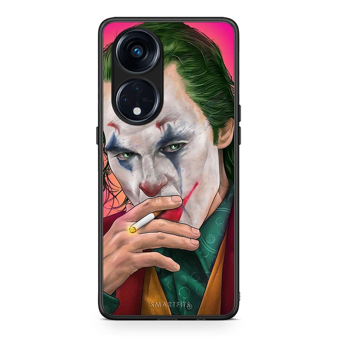 Θήκη Oppo A98 PopArt JokesOnU από τη Smartfits με σχέδιο στο πίσω μέρος και μαύρο περίβλημα | Oppo A98 PopArt JokesOnU Case with Colorful Back and Black Bezels