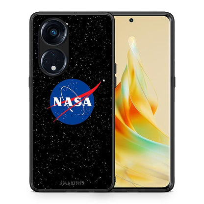 Θήκη Oppo A98 PopArt NASA από τη Smartfits με σχέδιο στο πίσω μέρος και μαύρο περίβλημα | Oppo A98 PopArt NASA Case with Colorful Back and Black Bezels