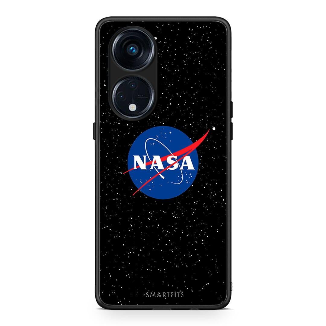 Θήκη Oppo A98 PopArt NASA από τη Smartfits με σχέδιο στο πίσω μέρος και μαύρο περίβλημα | Oppo A98 PopArt NASA Case with Colorful Back and Black Bezels