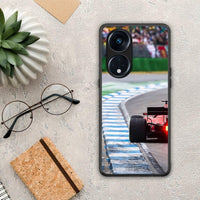 Thumbnail for Θήκη Oppo A98 Racing Vibes από τη Smartfits με σχέδιο στο πίσω μέρος και μαύρο περίβλημα | Oppo A98 Racing Vibes Case with Colorful Back and Black Bezels