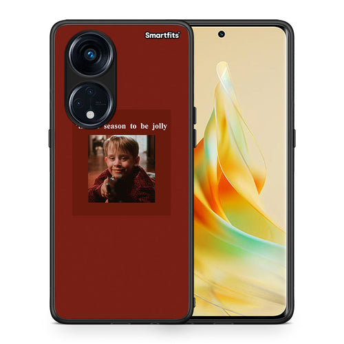 Θήκη Oppo A98 Xmas Ultimate Spirit από τη Smartfits με σχέδιο στο πίσω μέρος και μαύρο περίβλημα | Oppo A98 Xmas Ultimate Spirit Case with Colorful Back and Black Bezels