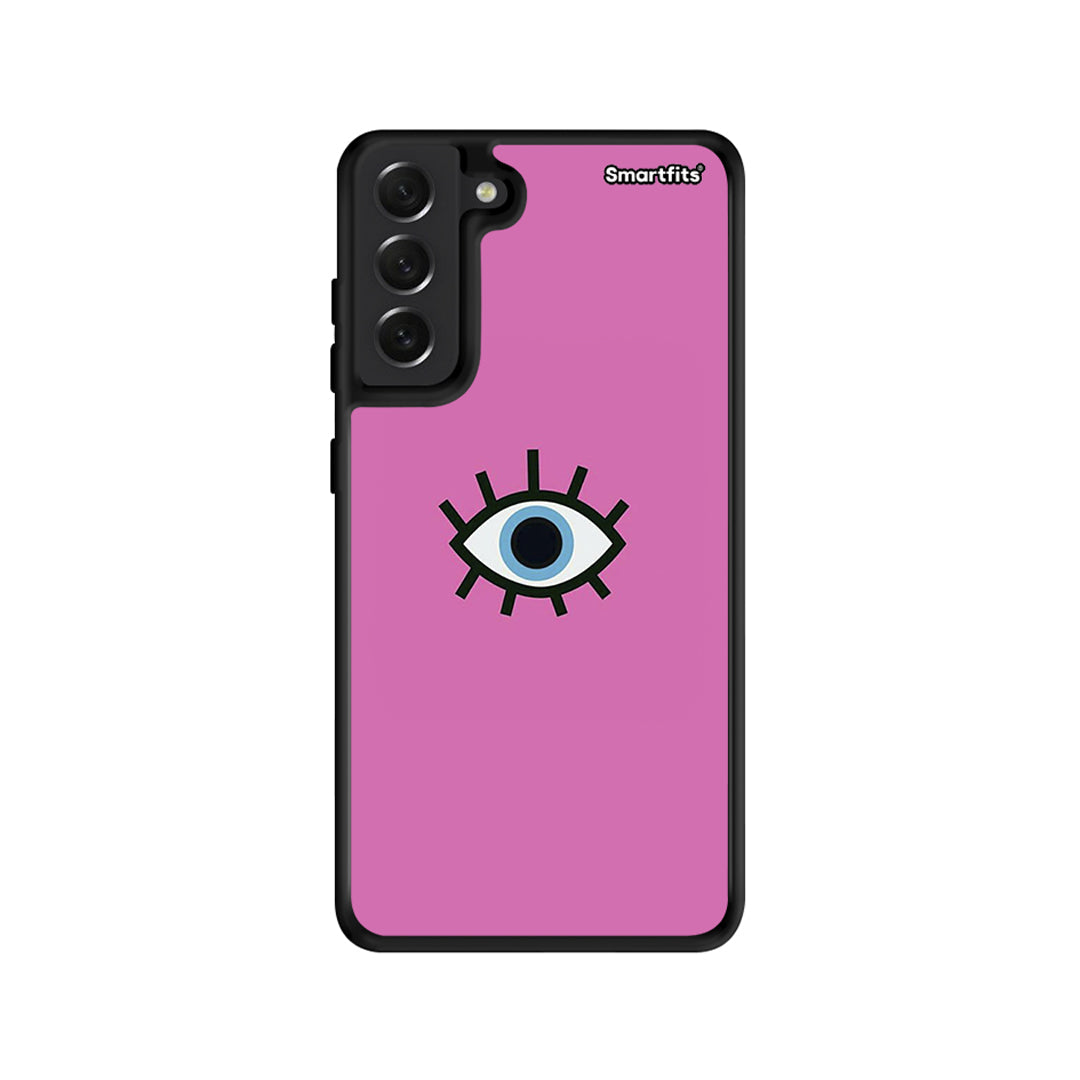 Blue Eye Pink - Samsung Galaxy S21 FE θήκη