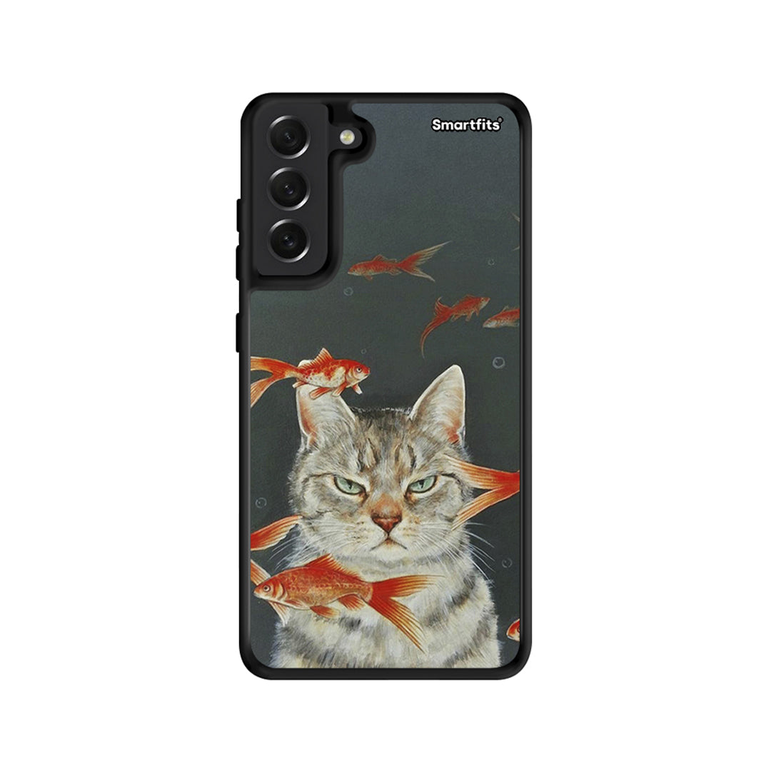 Cat Goldfish - Samsung Galaxy S21 FE θήκη