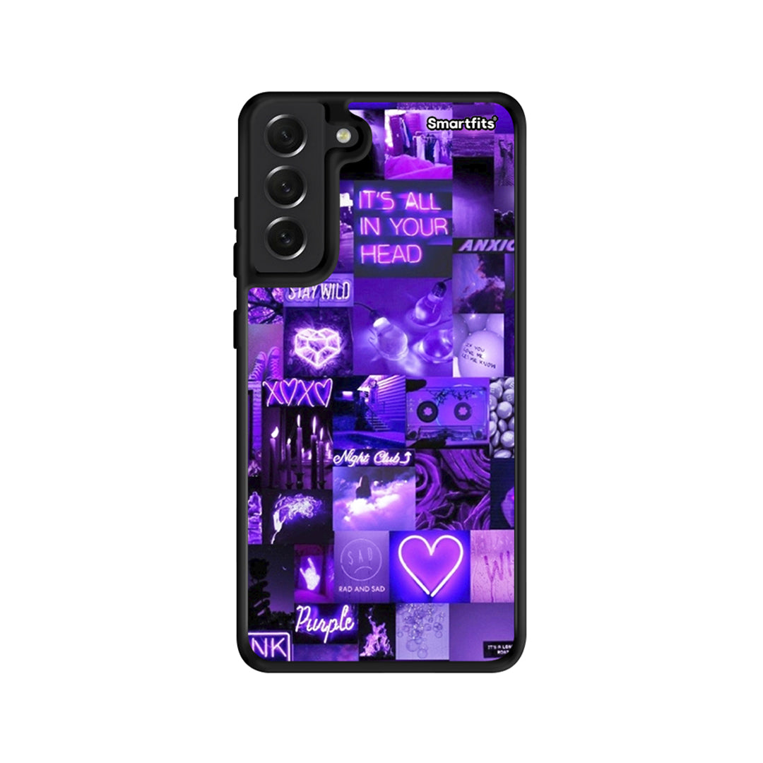 Collage Stay Wild - Samsung Galaxy S21 FE θήκη