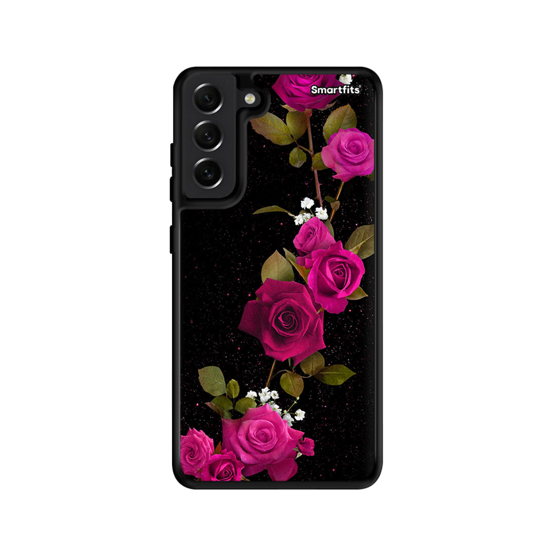 Flower Red Roses - Samsung Galaxy S21 FE θήκη
