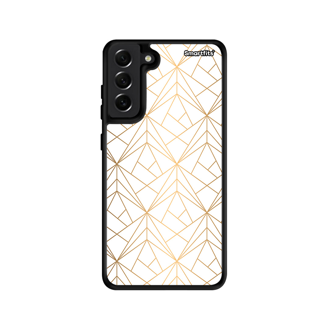 Geometric Luxury White - Samsung Galaxy S21 FE θήκη