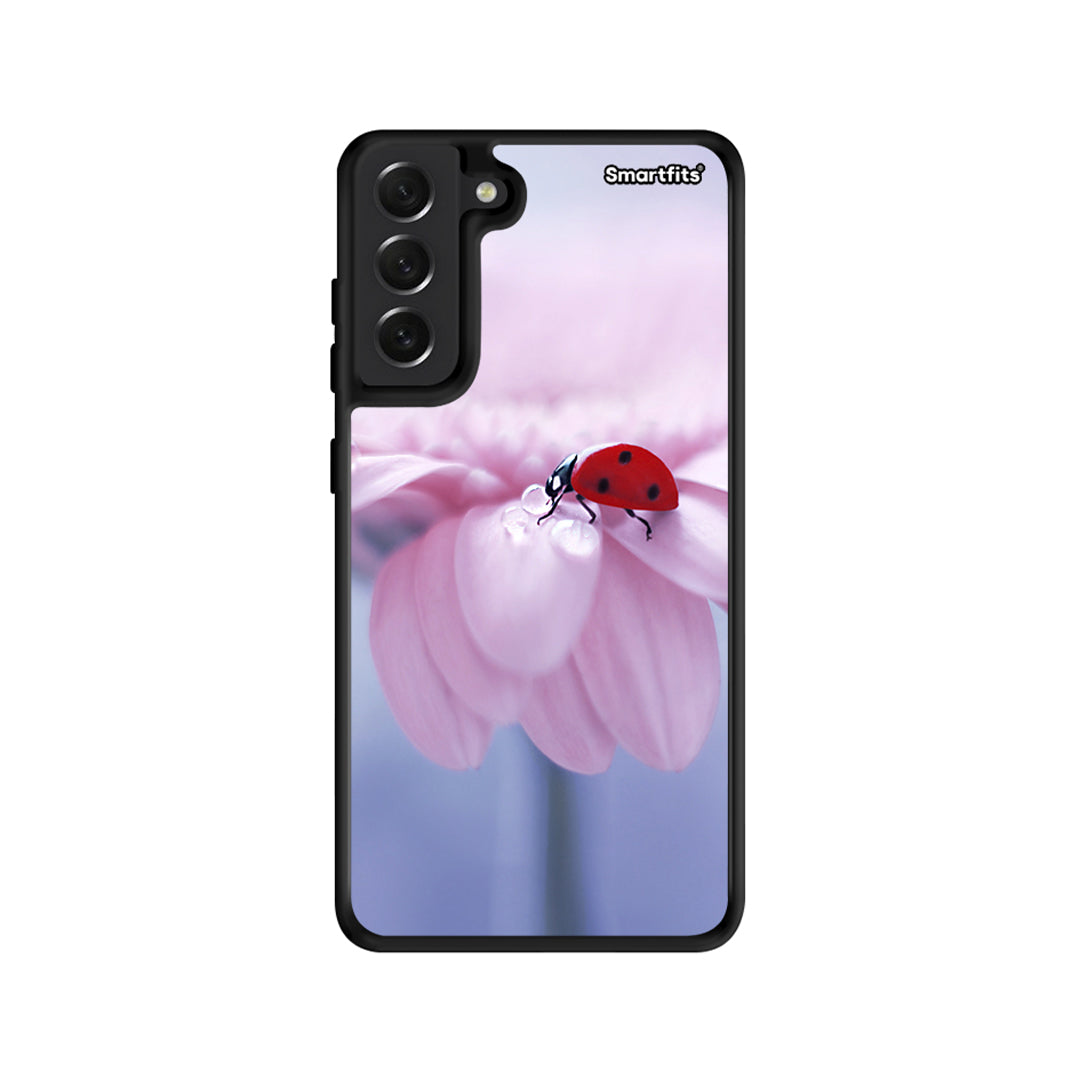 Ladybug Flower - Samsung Galaxy S21 FE θήκη