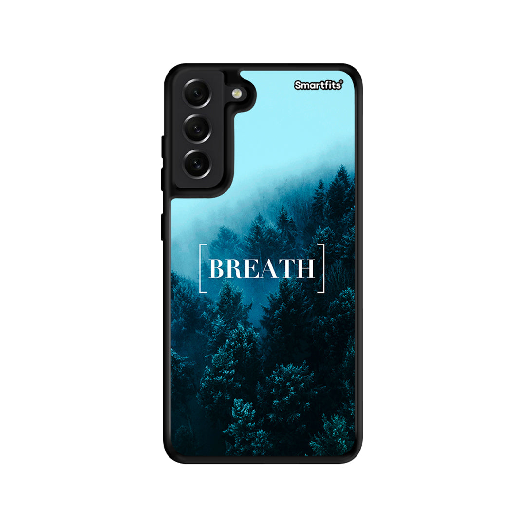 Quote Breath - Samsung Galaxy S21 FE θήκη