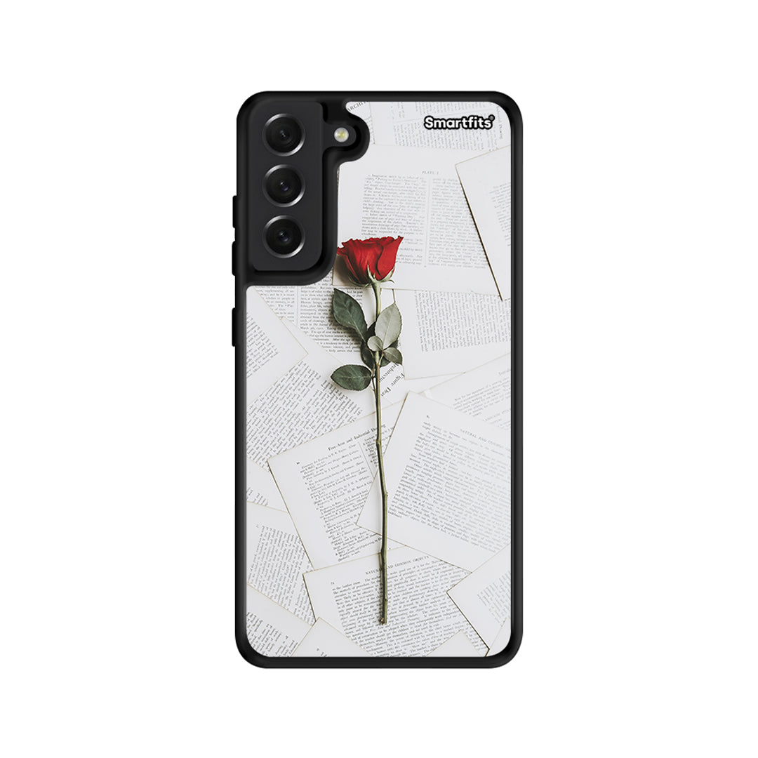 Red Rose - Samsung Galaxy S21 FE θήκη