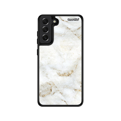 White Gold Marble - Samsung Galaxy S21 FE θήκη