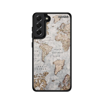World Map - Samsung Galaxy S21 FE θήκη