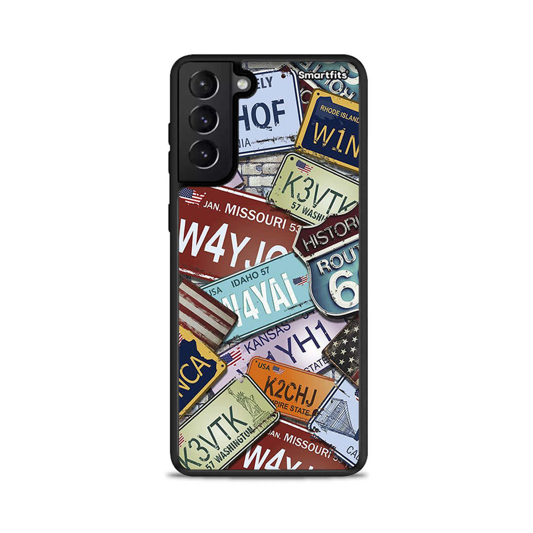Car Plates - Samsung Galaxy S21+ θήκη