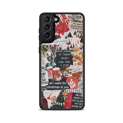 Christmas Happiness - Samsung Galaxy S21+ θήκη