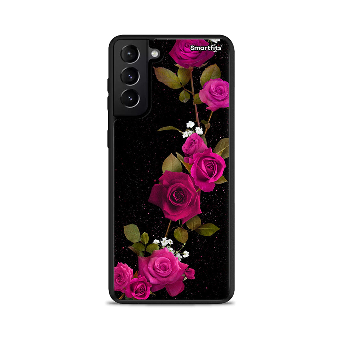 Flower Red Roses - Samsung Galaxy S21+ θήκη