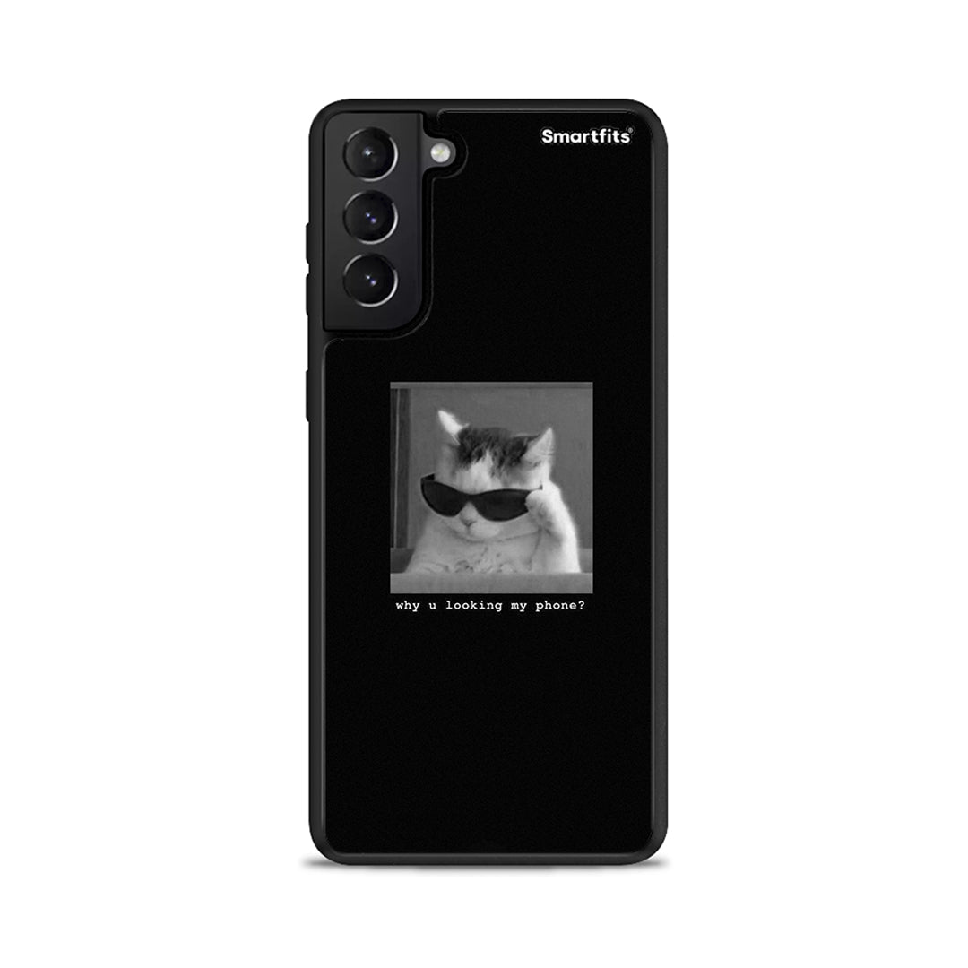 Meme Cat - Samsung Galaxy S21+ θήκη