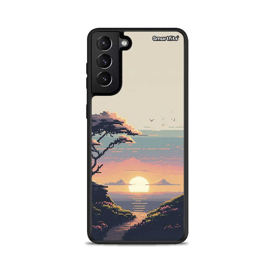 Pixel Sunset - Samsung Galaxy S21+ θήκη