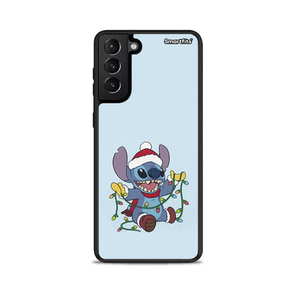 Santa Stich - Samsung Galaxy S21+ θήκη