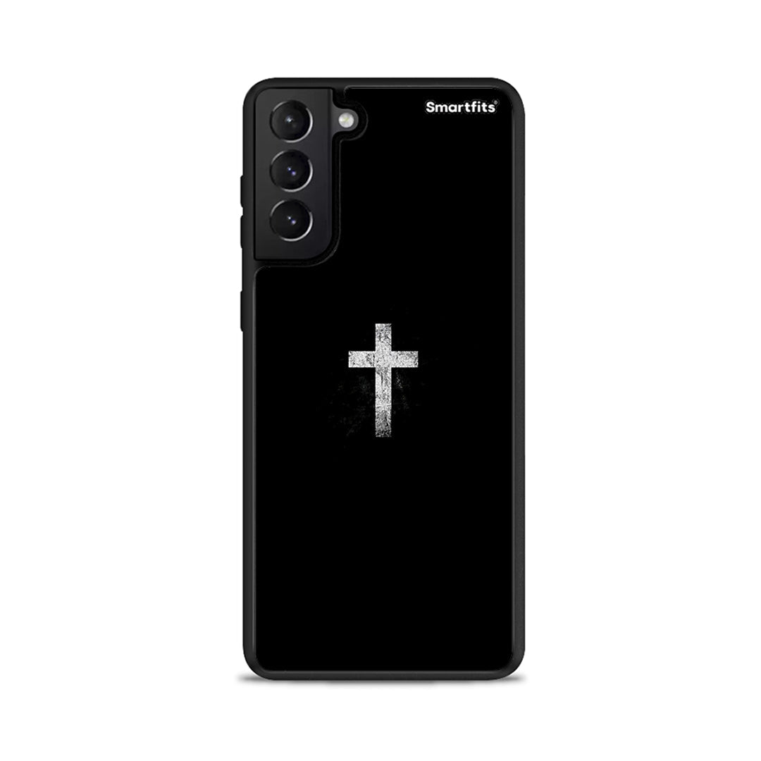 White Cross - Samsung Galaxy S21+ θήκη