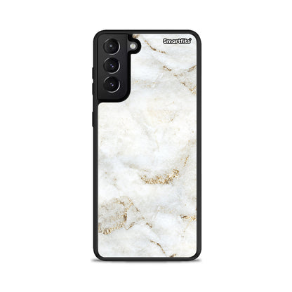 White Gold Marble - Samsung Galaxy S21+ θήκη