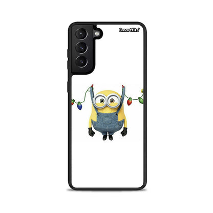 Xmas Minion Lights - Samsung Galaxy S21+ θήκη