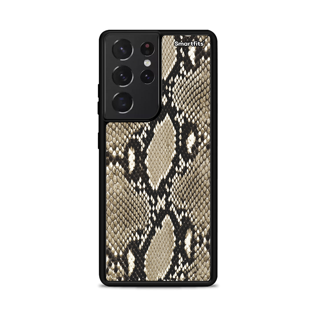 Animal Fashion Snake - Samsung Galaxy S21 Ultra θήκη