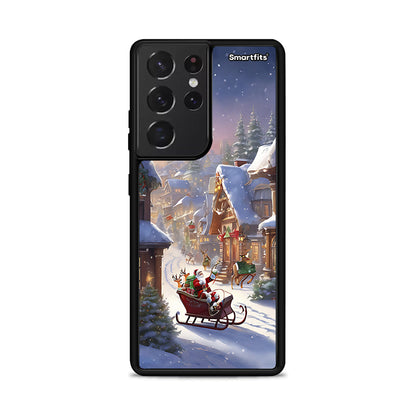 Christmas Snow - Samsung Galaxy S21 Ultra θήκη