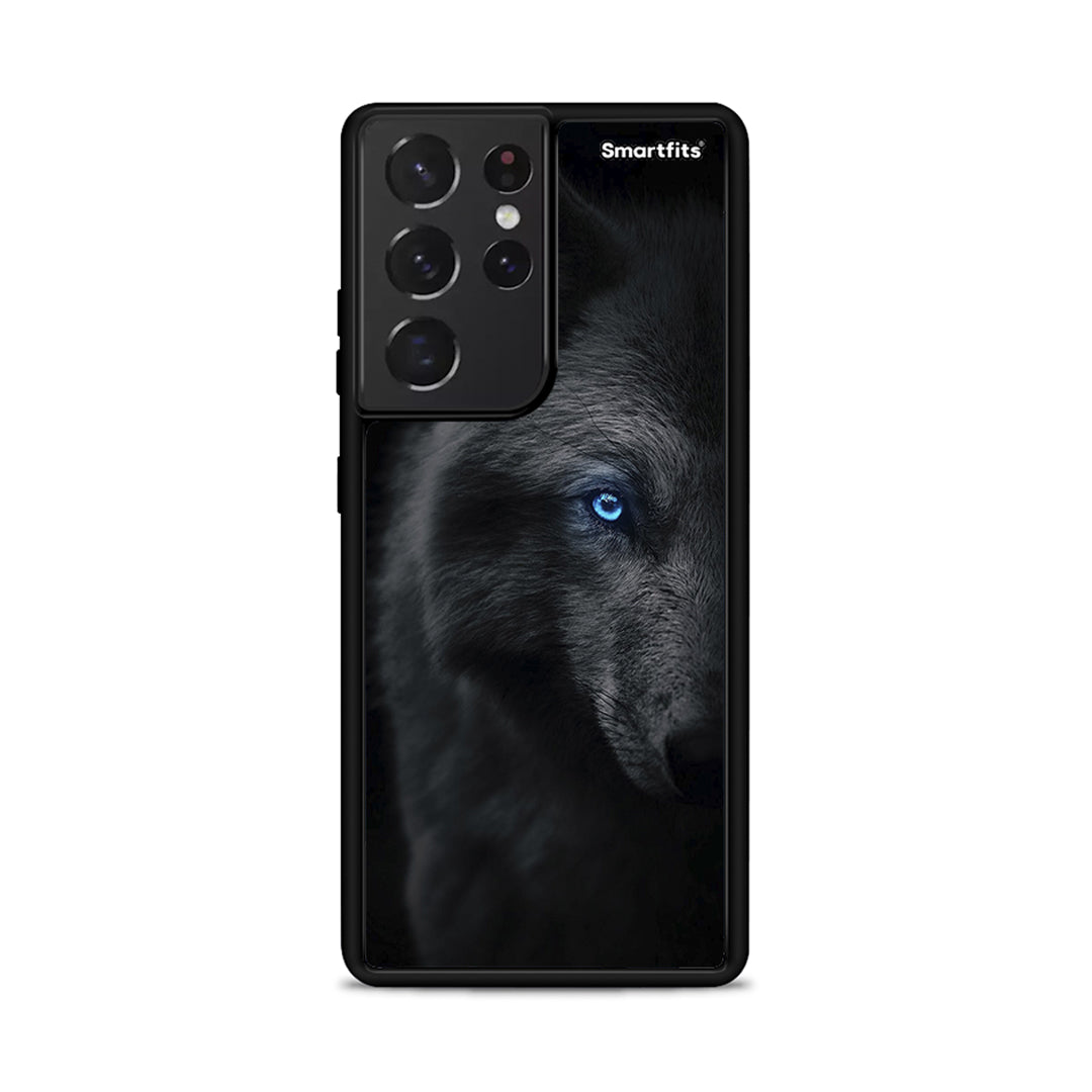 Dark Wolf - Samsung Galaxy S21 Ultra θήκη