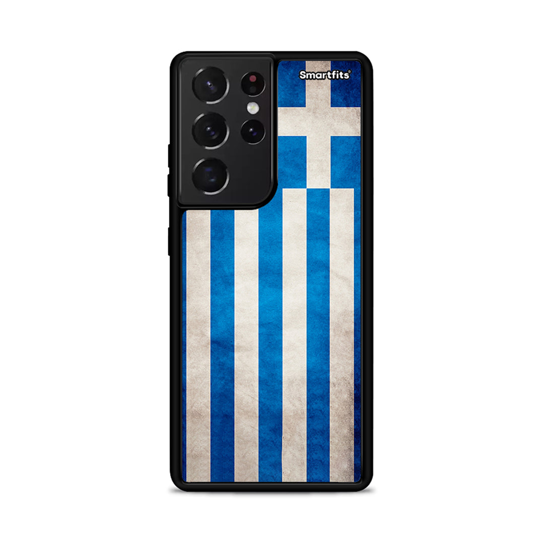 Flag Greek - Samsung Galaxy S21 Ultra θήκη