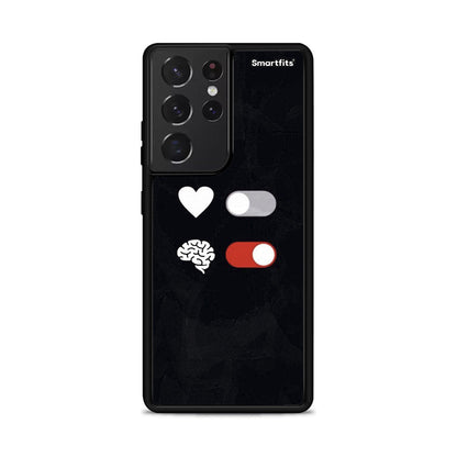 Heart Vs Brain - Samsung Galaxy S21 Ultra θήκη