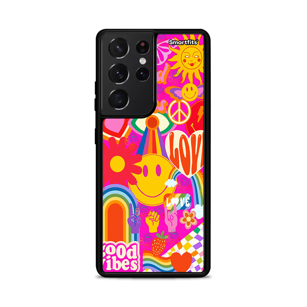 Hippie Love - Samsung Galaxy S21 Ultra θήκη