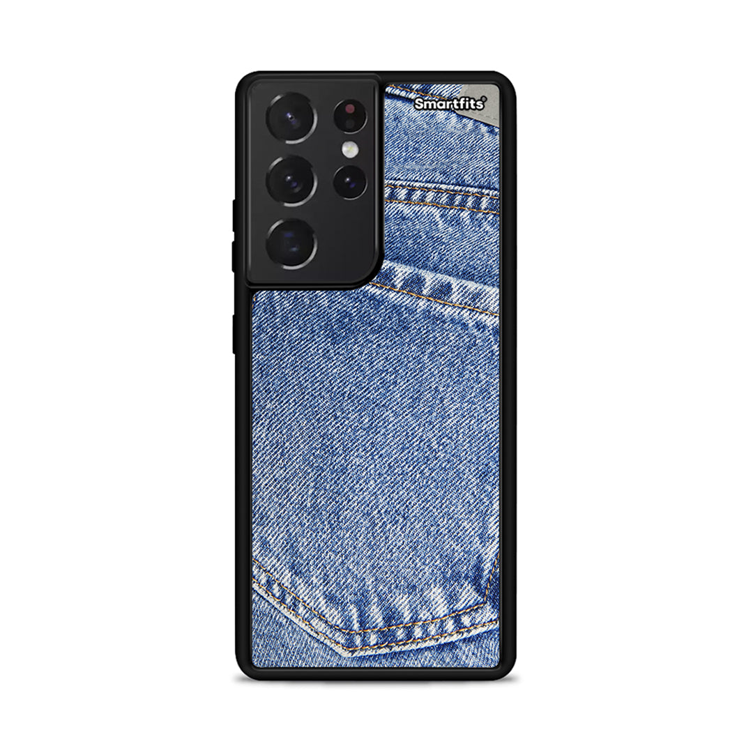 Jeans Pocket - Samsung Galaxy S21 Ultra θήκη