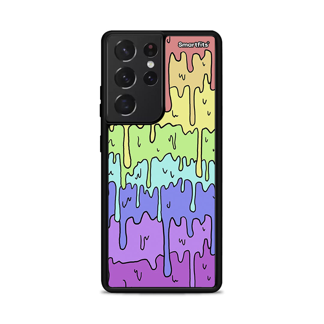 Melting Rainbow - Samsung Galaxy S21 Ultra θήκη